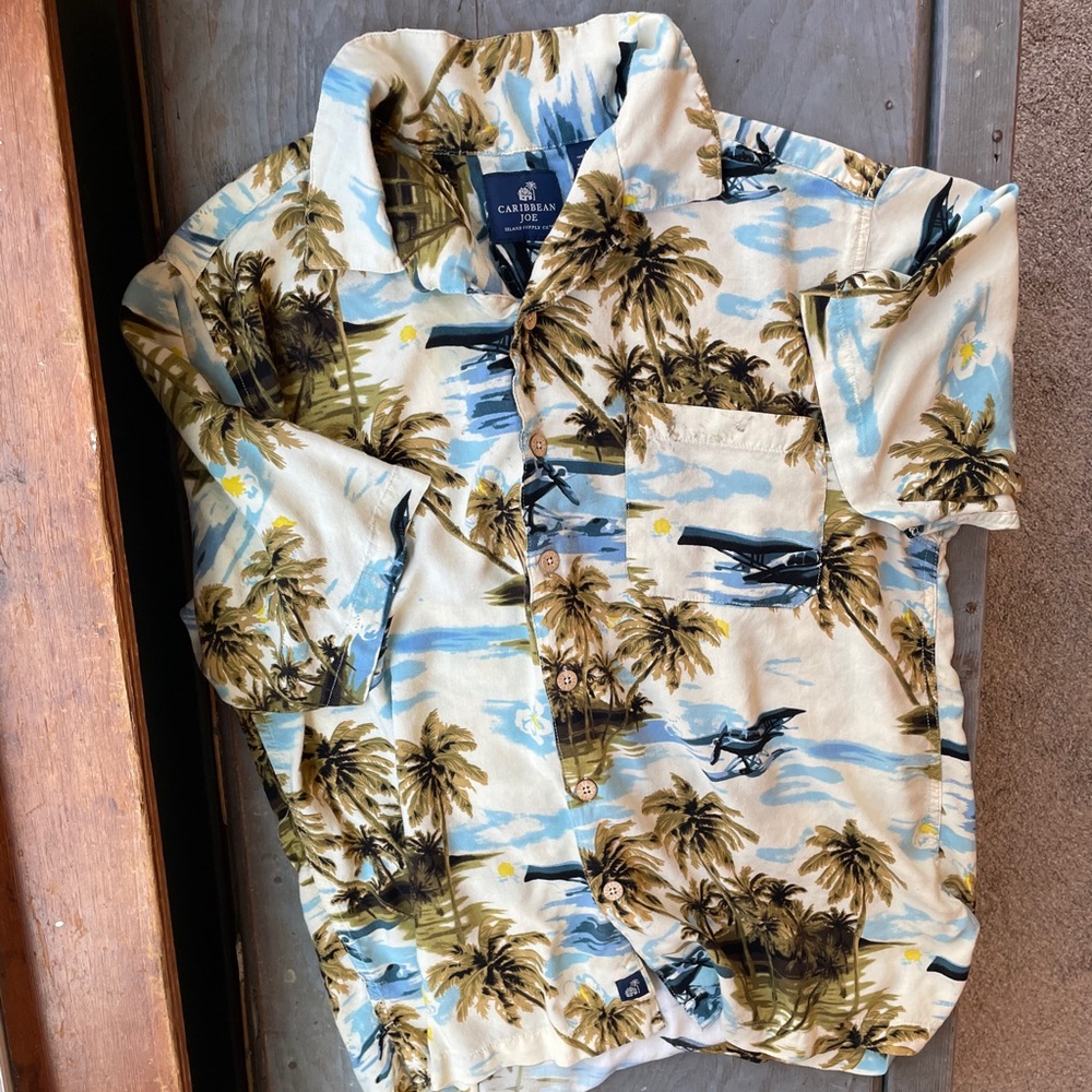 Caribbean Joe super soft Hawaiian shirt | size L